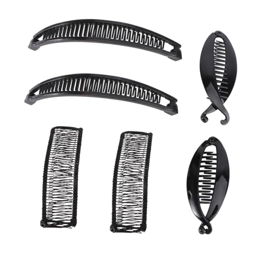 EPIGEIST 6 Stück Haarkammset Banane Form lockig Styling klein Klammer stutzenhalter Retro-Haarnadeln Haarklemme Frau Kopfschmuck Frauen Haarnadeln Vintage Haarnadeln Metall Schwarz EPIGEIST 6 Stück Haarkammset Banane Form lockig Styling klein Klammer stutzenhalter Retro-Haarnadeln Haarklemme Frau Kopfschmuck Frauen Haarnadeln Vintage Haarnadeln Metall Schwarz von EPIGEIST