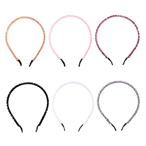EPIGEIST 6 Stück Teiliges Haarreif mit Handgestrickten Perlen Komfortabel und Strapazierfähig Modisches Stirnband für Damen und Mädchen für Alltag und Party Eleganter Haarschmuck von EPIGEIST