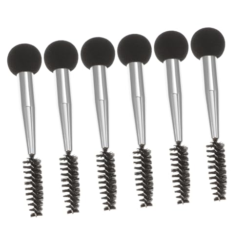 EPIGEIST 6 Stück Doppelkopf Make up Pinsel Für Augenbrauen Und Wimpern Make up Schwamm Applikatoren Für Frauen Und Mädchen Zum Verblenden Und Auftragen Von Mascara Und Lidschatten von EPIGEIST