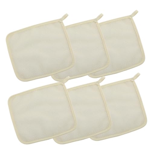 EPIGEIST 6 Stück Teiliges Nylon Peeling handtuch Sanftes Körperpeeling und Rückenmassage Langlebiges Schnell Expandierendes Wasch Duschzubehör für Hauttypen Geeignet Bunte Zufällige Farbe von EPIGEIST