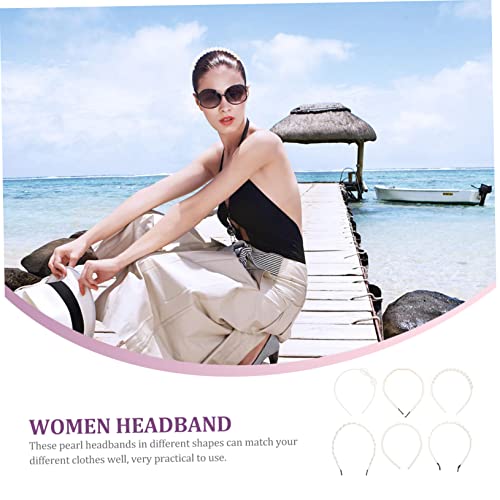 EPIGEIST 6 Stück Teiliges Perlen Damen Eleganter Weißer Perlen haarreif mit Verschiedenen Formen Modische Haarschmuck accessoires für Mädchen Geeignet für Party Hochzeit Alltag Festliche EPIGEIST 6 Stück Teiliges Perlen Damen Eleganter Weißer Perlen haarreif mit Verschiedenen Formen Modische Haarschmuck accessoires für Mädchen Geeignet für Party Hochzeit Alltag Festliche von EPIGEIST