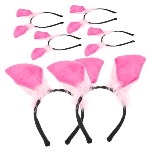 EPIGEIST 6 Stück Teiliges Tierhaarreifen mit Elastischem Stirnband und Niedlichen Tierohren für Party Haar Cosplay Festival Geeignet von EPIGEIST