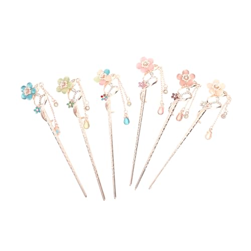 EPIGEIST 6 Stück Vintage Haarnadeln mit Kristallblumen Antike Haarschmuck für Damen Eleganter Haarknoten und Stilvolle Kopfbedeckung für Hochzeiten und Besondere Anlässe Zufällige Farbe EPIGEIST 6 Stück Vintage Haarnadeln mit Kristallblumen Antike Haarschmuck für Damen Eleganter Haarknoten und Stilvolle Kopfbedeckung für Hochzeiten und Besondere Anlässe Zufällige Farbe von EPIGEIST
