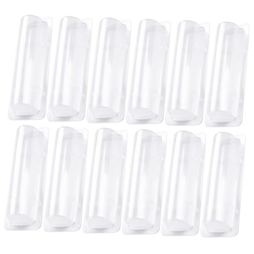 EPIGEIST 60 Stück Transparenter Lippenbalsamhalter aus Robustem PVC Klarer Aufbewahrungs Organizer für Lippenpflegeprodukte Tragbar und Leicht Geruchsneutral für Outdoor und DIY von EPIGEIST