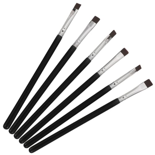 EPIGEIST 6stücke Augenbrauenpinsel Teilig Profi Make-up Pinsel Für Eyeliner Augenbrauen Und Lidschatten Vielseitige Kosmetikwerkzeuge Für Hause Salon Tragbar Und Einfach Zu Verwenden von EPIGEIST