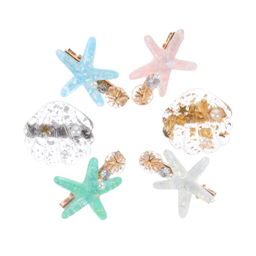 EPIGEIST 6stücke Strand Stil Haarspangen Dekorativ Für Damen Strandhaarspangen Haarnadeln Haarschmuck Für Geburtstagsfeiern Hochzeiten Festivals von EPIGEIST