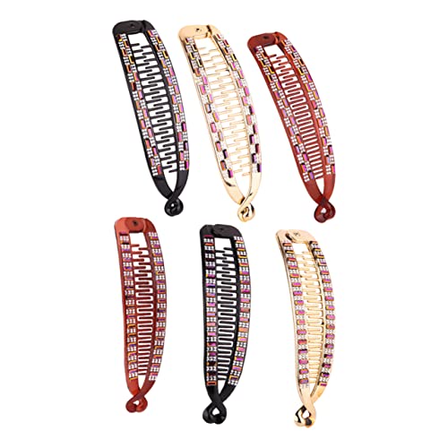 EPIGEIST 6Stücke Teiliges Haarspangen mit Rutschfeste Haarklammern für Damen für Party Hochzeit und Freizeit Modisches Haaraccessoire Langlebig und Wiederverwendbar von EPIGEIST