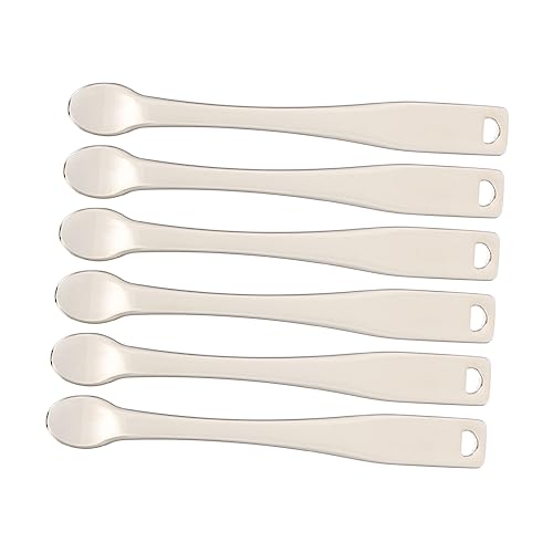 EPIGEIST 6Stücke Teiliges Löffel aus Metall Tool für Gesichtscreme und Hautpflegeprodukte für DIY Kosmetik und Make Up Anwendungen Leicht und Tragbar von EPIGEIST