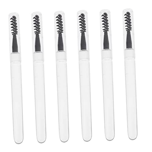 EPIGEIST 6stücke Teiliges Eyelash Eyebrow Brush Wiederverwendbare Wimpernbürste Mit Transparentem Griff Makeup-tool Für Mascara Und Augenbrauenpflege Für Frauen Und Mädchen von EPIGEIST