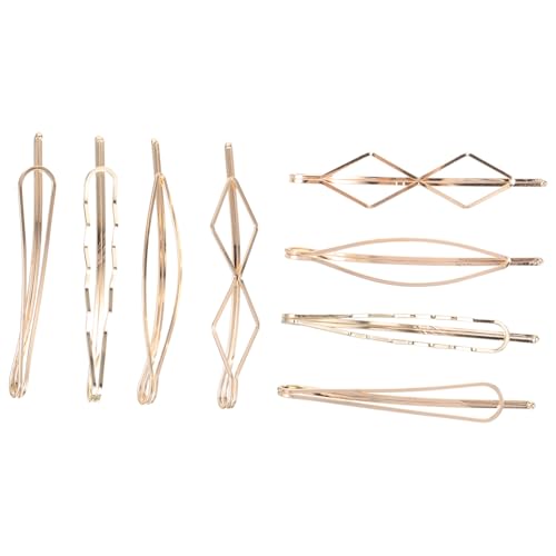 EPIGEIST 8 Stück Teiliges Geometrische Haarspangen Gold Haarnadeln für Damen Haarklammern Hochzeits Haaraccessoires für Besondere Anlässe und Tägliche Frisuren von EPIGEIST