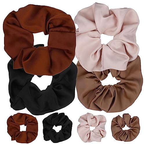 EPIGEIST 8 Stück Teiliges Große Elastische Haargummis aus Weichem Material zu Haar und Kopfhaut Vielseitig für Alltag Party Arbeit Geeignet für Damen Komfortable Haarschleifen in Schwarz EPIGEIST 8 Stück Teiliges Große Elastische Haargummis aus Weichem Material zu Haar und Kopfhaut Vielseitig für Alltag Party Arbeit Geeignet für Damen Komfortable Haarschleifen in Schwarz von EPIGEIST