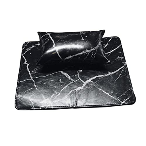 EPIGEIST Anti-Rutsch-Handkissen Handauflage für Nägel Nail Hand Rest Kissen Handkissen Nagelkunst Nagelausruhe Nagel Schreibtisch Rest Nagelstudio-Armkissen Nagelstudio Handkissen Schwarz von EPIGEIST