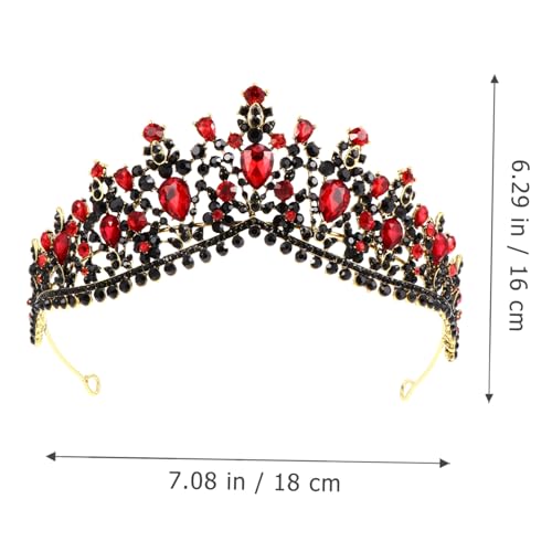 EPIGEIST Barocke Braut Tiara Strass Krone Vintage Design Haarschmuck für Hochzeit Verlobung Festliche Anlässe Damen Mädchen von EPIGEIST
