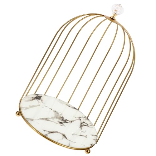 EPIGEIST Iron Kosmetik Organizer Im Vogelkäfig-stil Multifunktionaler Aufbewahrungsständer Für Make-up Desserts Und Pflegeprodukte Elegantes Design Für Schminktisch Und Deko Stabiler von EPIGEIST
