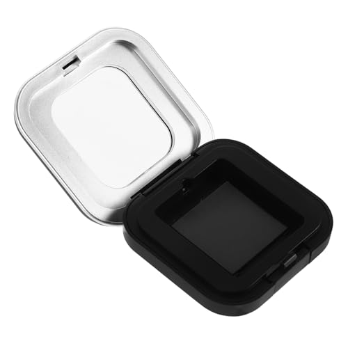 EPIGEIST Box Lidschattenbox Lidschatten Leerer Teller Leerer Lidschattenteller Einzeln Lidschattenetui Kunststoff Schwarz von EPIGEIST