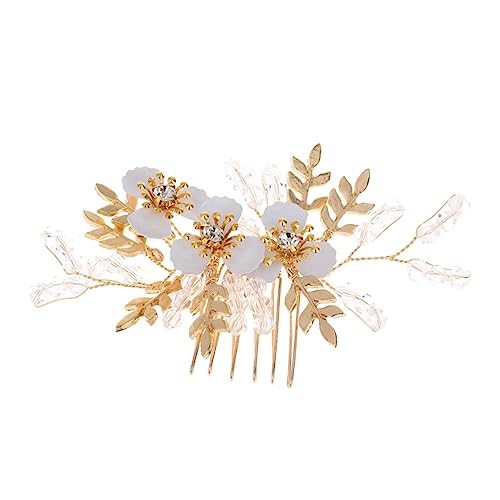 EPIGEIST Braut Haarspange aus Goldenen Blättern und Blumen Eleganter Haarschmuck für Hochzeiten Partys und Fotoshootings Leichte und Sichere Haarclip für Damen EPIGEIST Braut Haarspange aus Goldenen Blättern und Blumen Eleganter Haarschmuck für Hochzeiten Partys und Fotoshootings Leichte und Sichere Haarclip für Damen von EPIGEIST