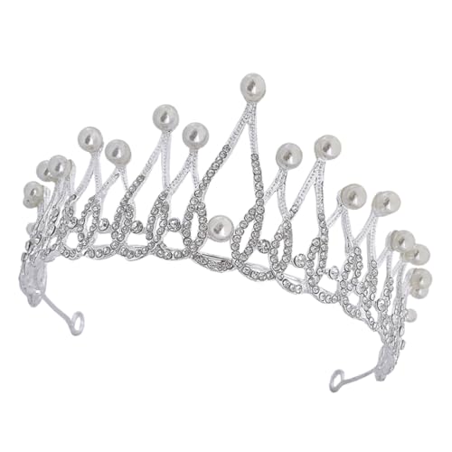 EPIGEIST Braut Tiara Krone Hochwertige Strass Haarschmuck Damen Kopfschmuck Für Hochzeit Festzug Geburtstagsfeier Kostüm Cosplay von EPIGEIST