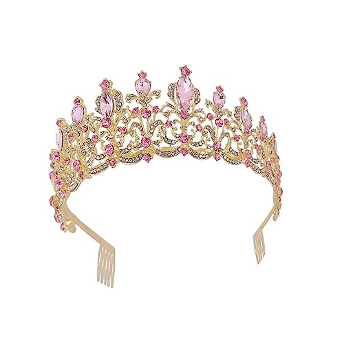EPIGEIST Brautkrone mit Funkelnden Strasssteinen Stilvolles Headpiece für Damen Langlebiges Hochzeits Accessoire Vielseitig Kombinierbar Perfekter Schmuck für Party und Festlichkeiten von EPIGEIST