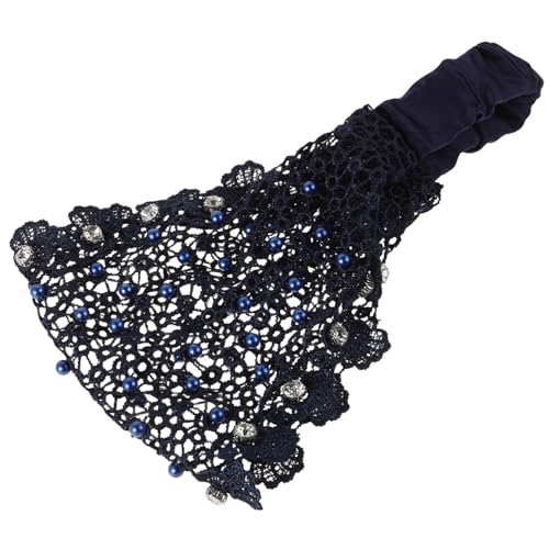 EPIGEIST Boho Spitze Haarband Für Damen Handgefertigtes Elastisches Kopfband Mit Perlen Breites Haarschmuck Für Elegante Styles Für Hochzeiten Und Besondere Anlässe von EPIGEIST