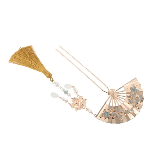 EPIGEIST Chinesische Haarnadel Mit Blumenquaste Traditionelle Haarstäbe Aus Metall Haarspange Im Antiken Stil Für Damen Accessoires Für Hochzeit Und Party von EPIGEIST