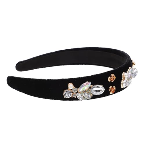 EPIGEIST Damen Haarband mit Funkelnden Strasssteinen und Perlen Leichtes Komfortables Haarschmuck Accessoire für Braut Party und Cosplay Formstabil und Gefertigt von EPIGEIST