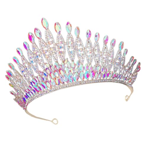 EPIGEIST Damen Krone Stirnband mit Funkelnden Strasssteinen Leichter Brautschmuck für Hochzeit Geburtstagsfeier und Besondere Anlässe Komfortables Haarschmuck Accessoire von EPIGEIST