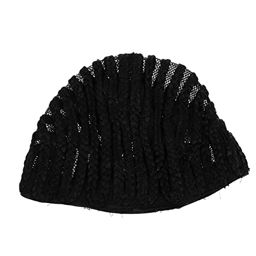 EPIGEIST Dreadlocks-Kopfbedeckung Perücke Mikrofaser Zöpfe plumpsen Herren toupet fokuhila parücke Haarnetz für Flechtfrisuren diehüte Haarnetz Liner Haarnetzkappe tp Material senden Black von EPIGEIST