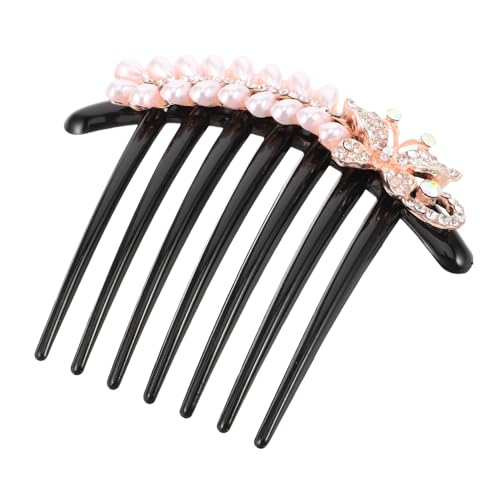 EPIGEIST Eleganter Chinesischer Haarkamm mit Perlen und Strass Robuste Leichte Haarnadel für Dickes Haar Klassischer Haarschmuck für Damen Vielseitig für Alltag und Festlichkeiten von EPIGEIST