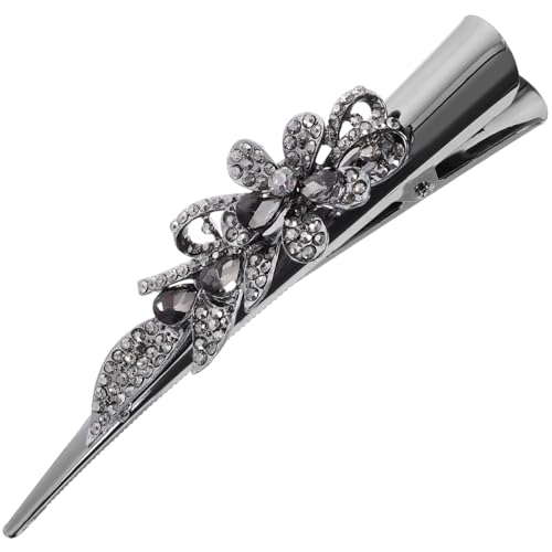 EPIGEIST Vintage Haarklammer Für Damen Große Metall-haarspange Mit Strass Entenschnabel-haarclip Für Partys Und Hochzeiten Elegantes Haaraccessoire Für Jeden Anlass von EPIGEIST