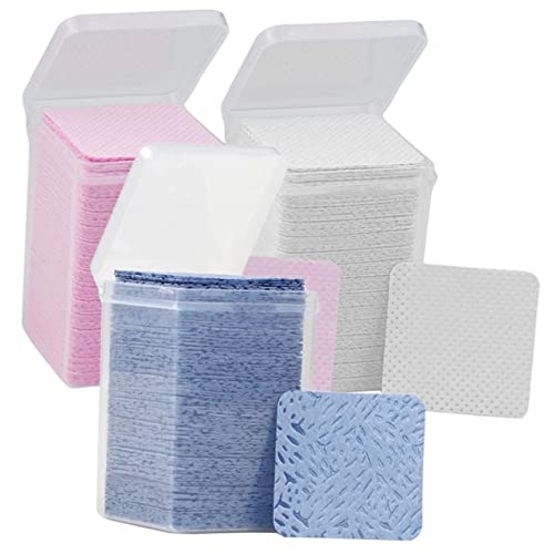 EPIGEIST Eyelash Glue Wiping Pads Farben Reinigungstücher für Wimpernkleber Flaschen Salon DIY Fusselfrei Verhindert der Flaschenöffnung für Wimpernverlängerung Pflege von EPIGEIST