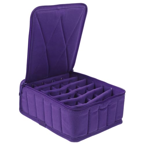 EPIGEIST Fächer Ätherische Öle Aufbewahrungstasche mit Trennung Schutz Tragbar für Reisen und Nagellack Flaschen Organizer Tasche Zufällige Farbe Zufällige Farbe von EPIGEIST