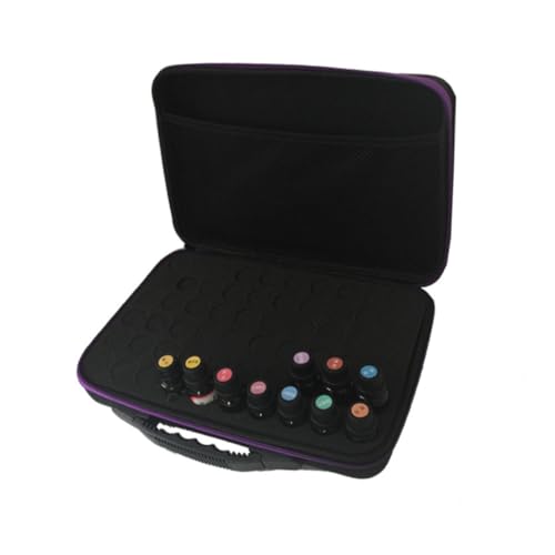 EPIGEIST Fächer Flaschen Aufbewahrungstasche für Ätherische Öle Stoßfester Organizer mit Großem Fassungsvermögen und Praktischem Tragegriff Tragbare Aufbewahrungstasche für Zufällige Farbe von EPIGEIST