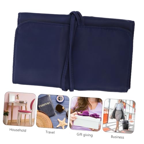 EPIGEIST Faltbare Kosmetiktasche für Pinsel Organizer Wasserabweisender Nylon Make up Pinsel Beutel mit Großer Kapazität Kompakte Reise Schminktasche für Frauen Platzsparend Rollbar Leicht von EPIGEIST