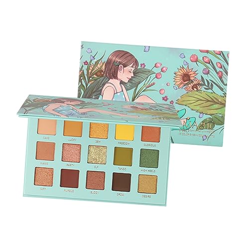 EPIGEIST Farben Augen Makeup Palette Perlmutt Lidschatten Kompakt für Mädchen und Hochpigmentierte Farben für Anfänger für Tages und Smoky Eyes EPIGEIST Farben Augen Makeup Palette Perlmutt Lidschatten Kompakt für Mädchen und Hochpigmentierte Farben für Anfänger für Tages und Smoky Eyes von EPIGEIST