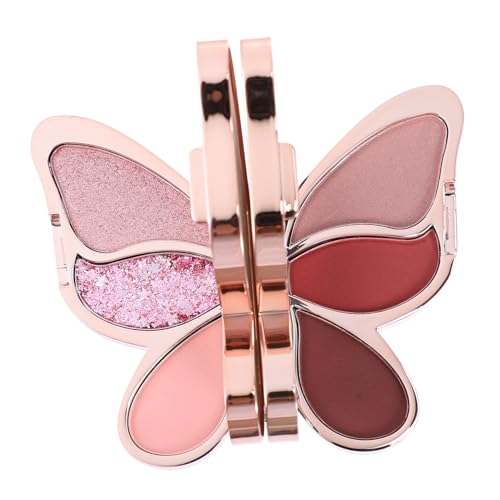 EPIGEIST Farben Perlmutt Lidschattenpalette Tragbar Langanhaltend Hochpigmentiert mit Schimmerndem Finish Geeignet für Mädchen und Vielseitiges Make Up Zufällige Farbe Zufällige Farbe von EPIGEIST