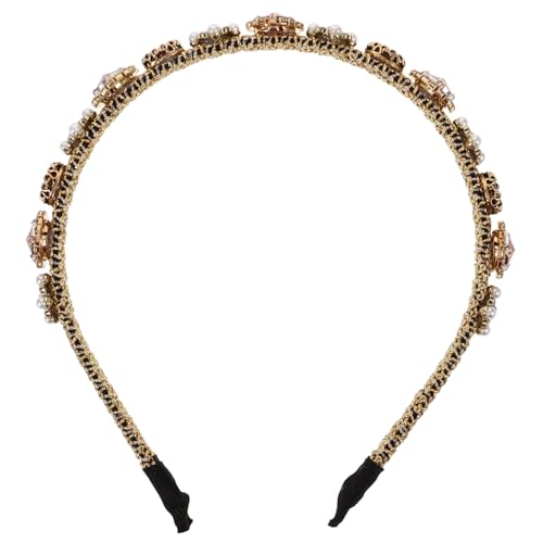 EPIGEIST Feines Rotes Perlen Strass haarband Damen Haarschmuck Elegant Leichter Bequemer Haarreif Modisch für Alltag Party Festliche Anlässe und Fotoshootings Geeignet von EPIGEIST