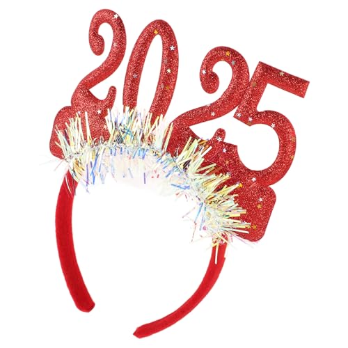 EPIGEIST Festliches Neujahr Stirnband Mit Glitzer Für Silvesterfeiern Und Partys Sorgt Für Fröhliche Atmosphäre Und Bequemen Sitz Für Erwachsene von EPIGEIST