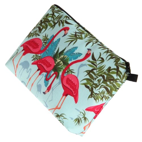 EPIGEIST Make-up-Tasche Flamingo-Muster Kosmetiktasche Für Damen Tragbare Reise-Kosmetiktasche Aufbewahrungstasche Für Kosmetika Moderate Toilettenartikel-Tasche von EPIGEIST