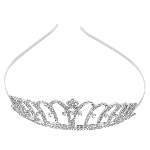EPIGEIST Geburtstagskrone Haarband mit Funkelnden Strasssteinen Leichtes Tiara Stirnband für Mädchen Party Kopfschmuck Langlebiges und Komfortables Accessoire für Festliche Anlässe von EPIGEIST