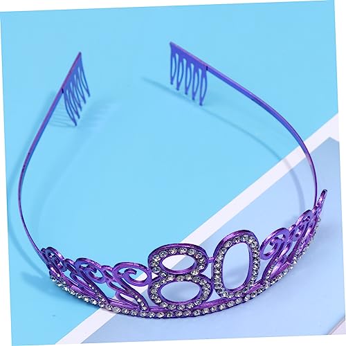 EPIGEIST Krone Elegante Haaraccessoires Für Frauen Und Mädchen Geburtstagsfeier Kopfschmuck Dekoration Für Kuchen von EPIGEIST