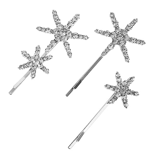 EPIGEIST Glitzernde Haarspangen Teilig mit Strass Stern Haarklammern für Damen Braut Haarschmuck Hochzeit Party Festival Zubehör Langlebig und Elegant von EPIGEIST