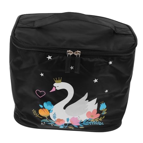 EPIGEIST Große Faltbare Kosmetiktasche aus Wasserdichtem Polyester mit Handgriff Robuste Waschbeutel Aufbewahrung für Damen Geräumige Reise und Makeup Organizing Tasche in Frischen Farben von EPIGEIST