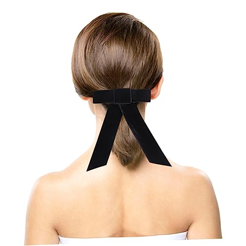 EPIGEIST Große Haarklammer mit Übergroßer Schleife Stabile Frühling Haarspange für Damen und Mädchen Modischer Haarschmuck Langlebig und Einfach zu Befestigen Schwarz von EPIGEIST