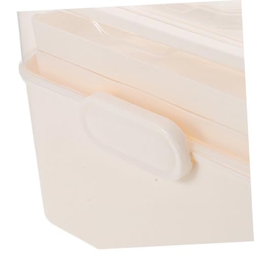 EPIGEIST Großer Lagiger Organizer mit Griff Transparenter Aufbewahrungsbox für Medizin Kosmetik und Nagellack Abnehmbare Einsätze Tragbar für Reisen und Notfälle von EPIGEIST