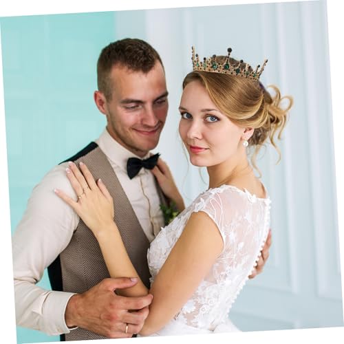 EPIGEIST Grüner Strass Haarreif Braut Haarschmuck Hochzeit Party Kopfschmuck Damen Tiara Leicht Komfortabel Geeignet für Geburtstag Abschlussball Fest EPIGEIST Grüner Strass Haarreif Braut Haarschmuck Hochzeit Party Kopfschmuck Damen Tiara Leicht Komfortabel Geeignet für Geburtstag Abschlussball Fest von EPIGEIST