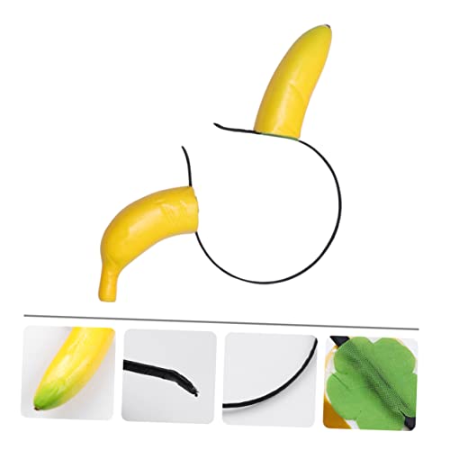 EPIGEIST Party Haarreif Mit Bananendesign Lustige Kopfbedeckung Für Erwachsene Für Cosplay Partys Und Besondere Anlässe Leicht Und Bequem Unvergessliches Accessoire Für Fotos von EPIGEIST