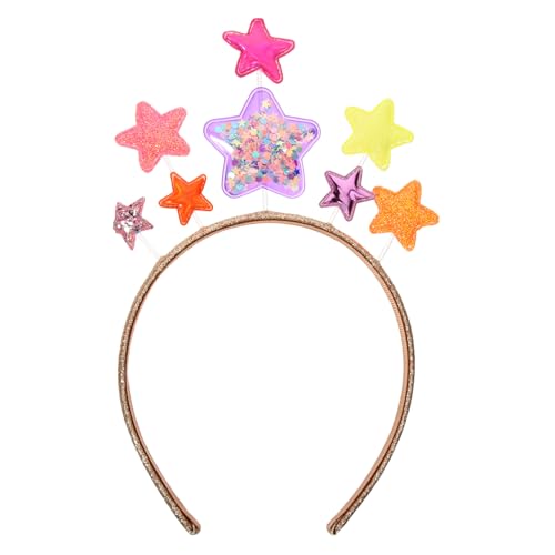 EPIGEIST Haarband mit Bunten Paillettensternen Elastisches Leichtes Stirnband für Party und Freizeit Universelle Bequemer Haarschmuck für Mädchen und Erwachsene von EPIGEIST
