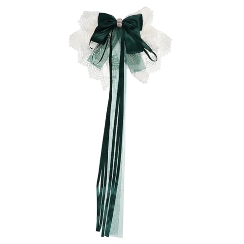 EPIGEIST Haarnadel Aus Spitze Schleife Haarspangen Haarzubehör Haarschmuck Für Die Braut Haarklammer Haarspange Mit Schwarzer Schleife Clips Haarspangen Für Mädchen Bogen Grün EPIGEIST Haarnadel Aus Spitze Schleife Haarspangen Haarzubehör Haarschmuck Für Die Braut Haarklammer Haarspange Mit Schwarzer Schleife Clips Haarspangen Für Mädchen Bogen Grün von EPIGEIST