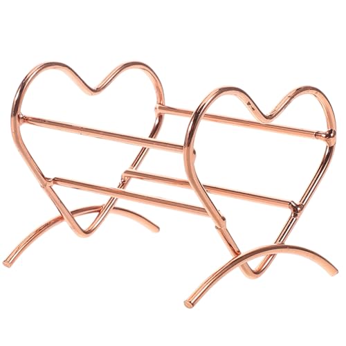 EPIGEIST Herzförmiger Beauty Sponge Halter in Roségold Kompakter Make up Schwamm Organizer für Foundation und Puder Vielseitiger Schwammhalter für Feuchte und Trockene Anwendung von EPIGEIST