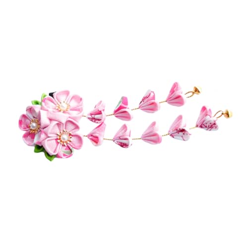EPIGEIST Kimono Haarclip Mit Blüten-design Und Quaste Dekorative Haarnadel Für Frauen Japanischer Haaraccessoire Für Feste Und Alltag von EPIGEIST